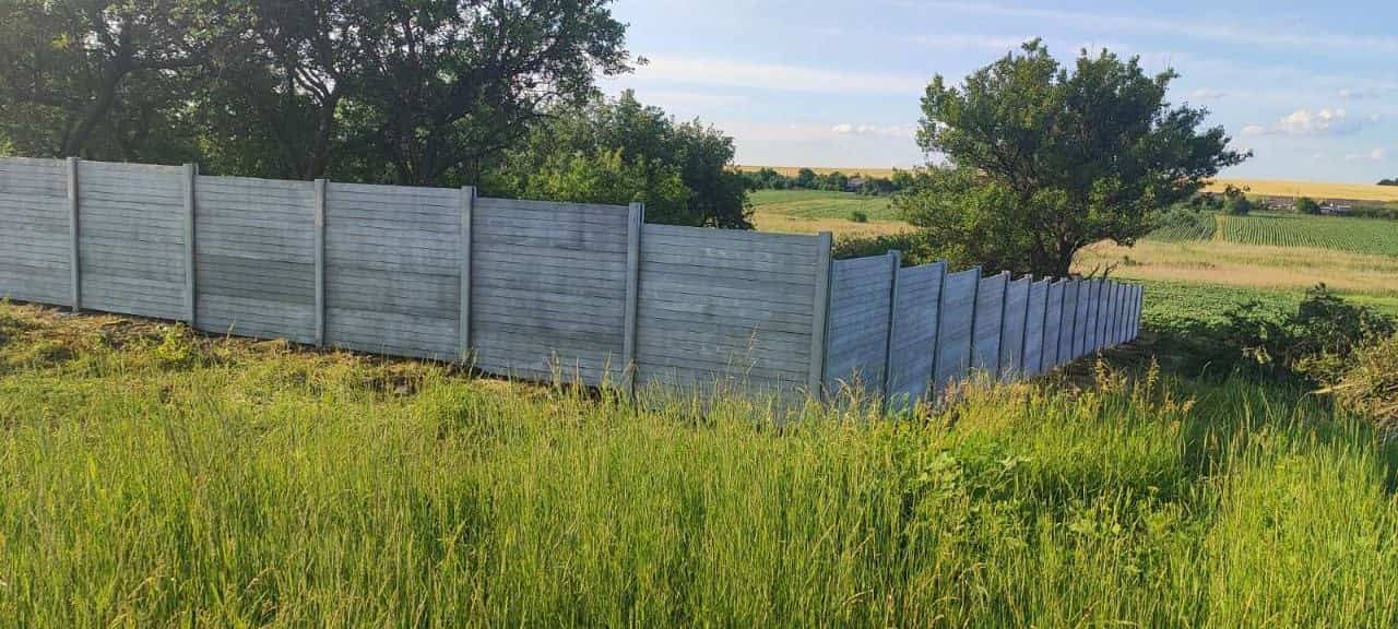 Установка еврозабора в Придолиновке (Днепропетровская область) — Фото нашего проекта