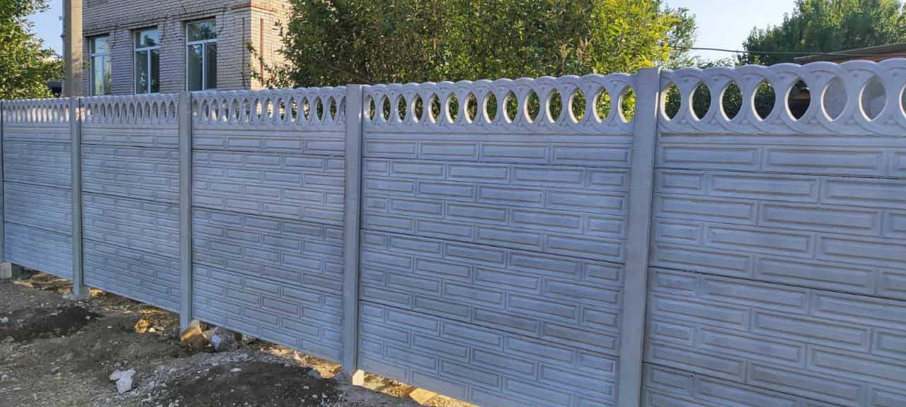 Бетонный забор от производителя