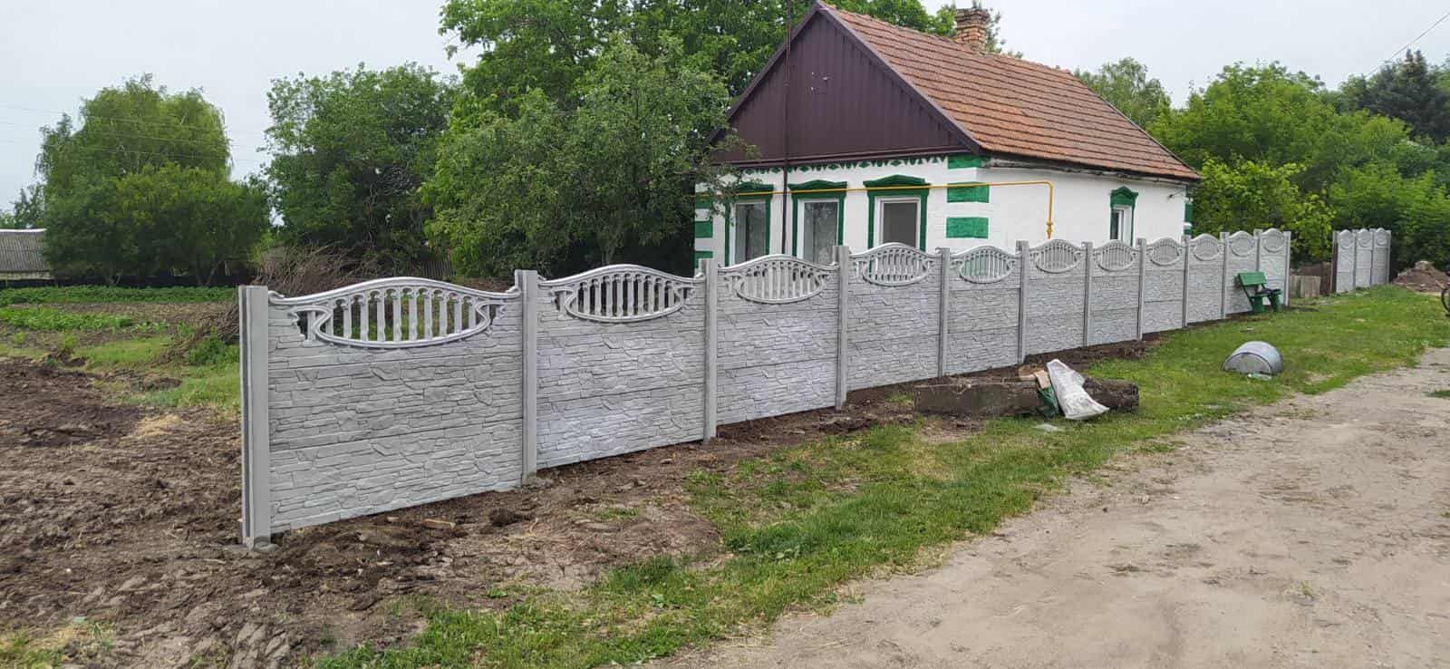 Изготовление и установка еврозабора г.Славгород Днепропетровская обл