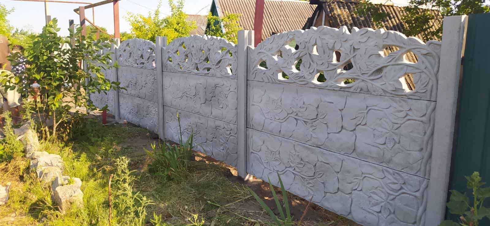 Изготовление ворот калитки и бетонного забора с. Лукашева