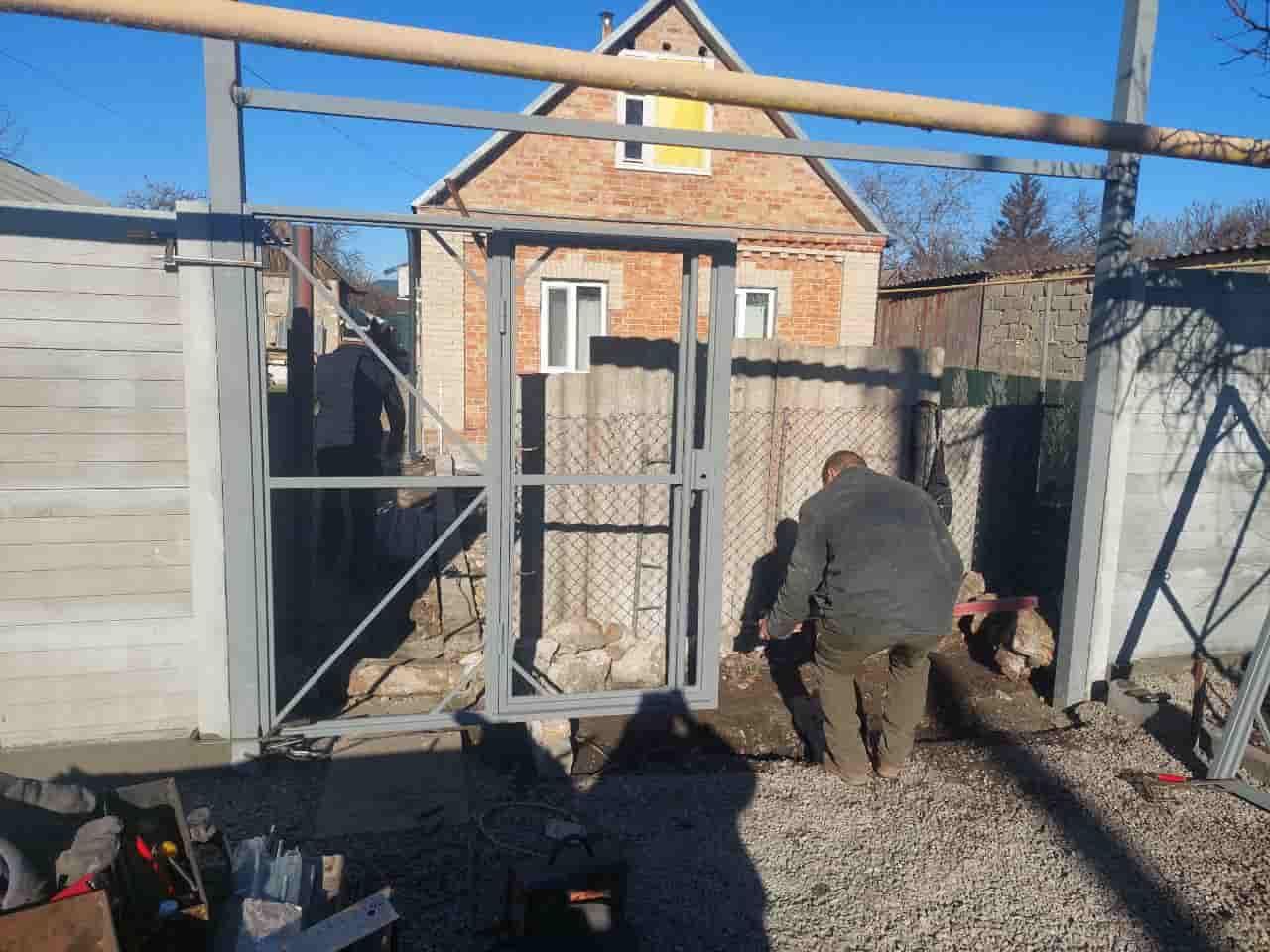 Калитка и ворота за один день