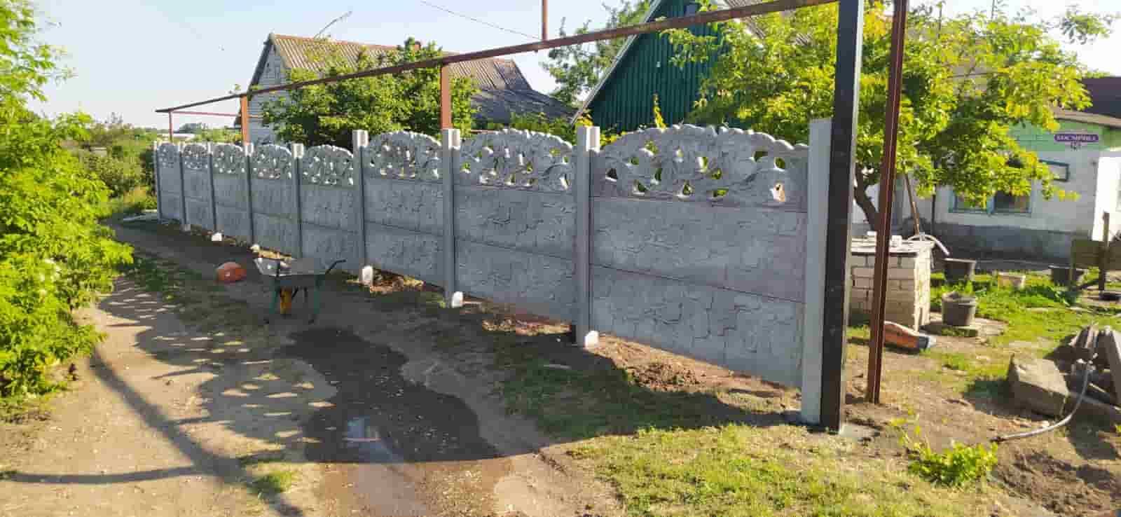 Плита еврозабора "Лоза винограда"