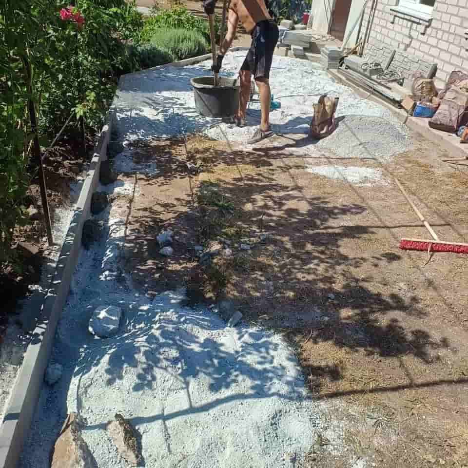 Укладка тротуарной плитки