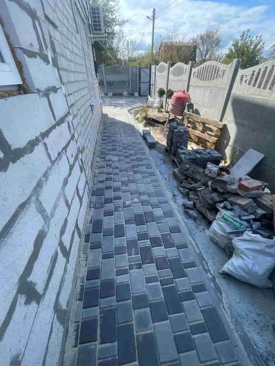 Установка бордюров