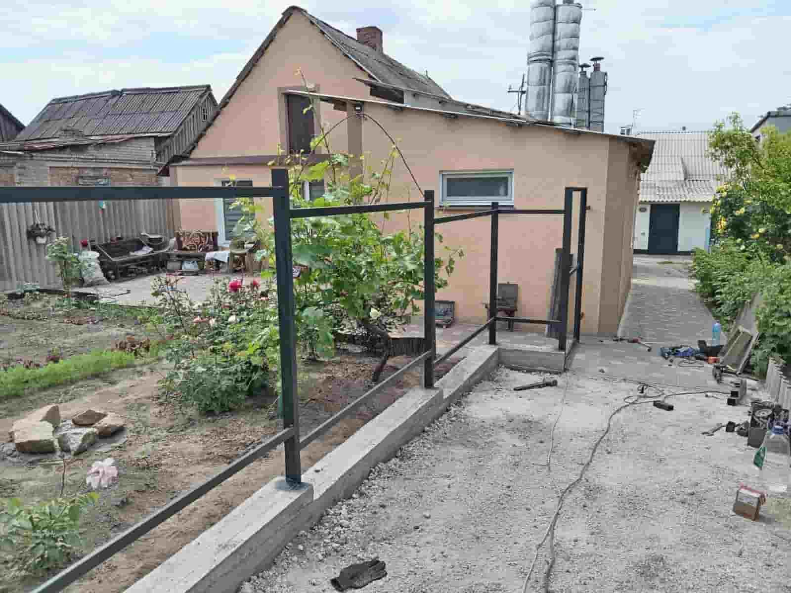 калитка из профнастила