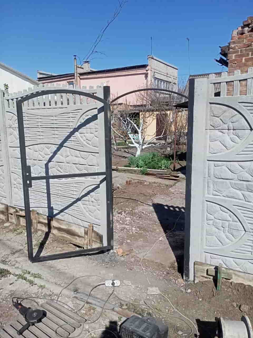 калитка из профнастила