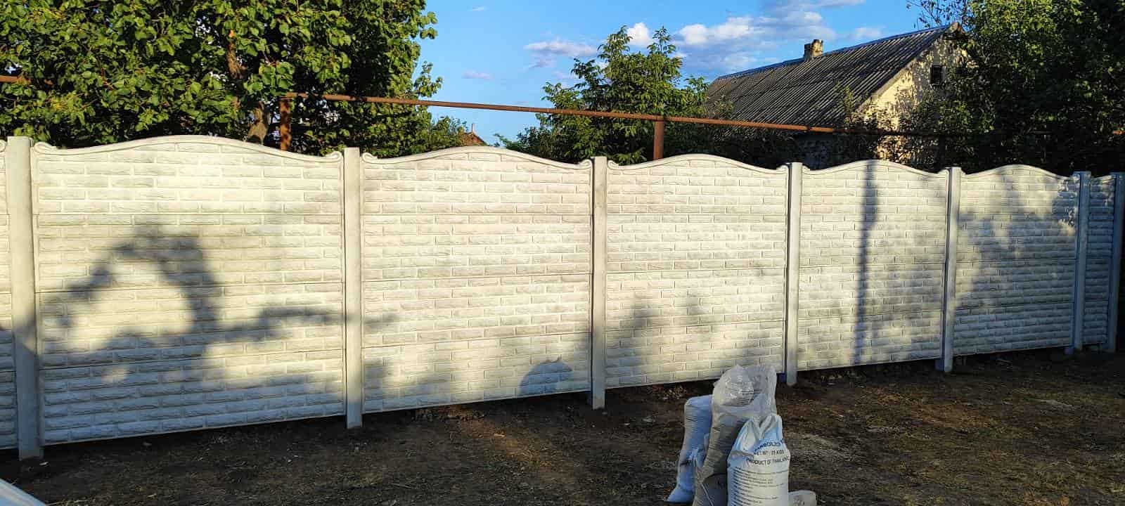 комплект еврозабора из плит «Фагот»