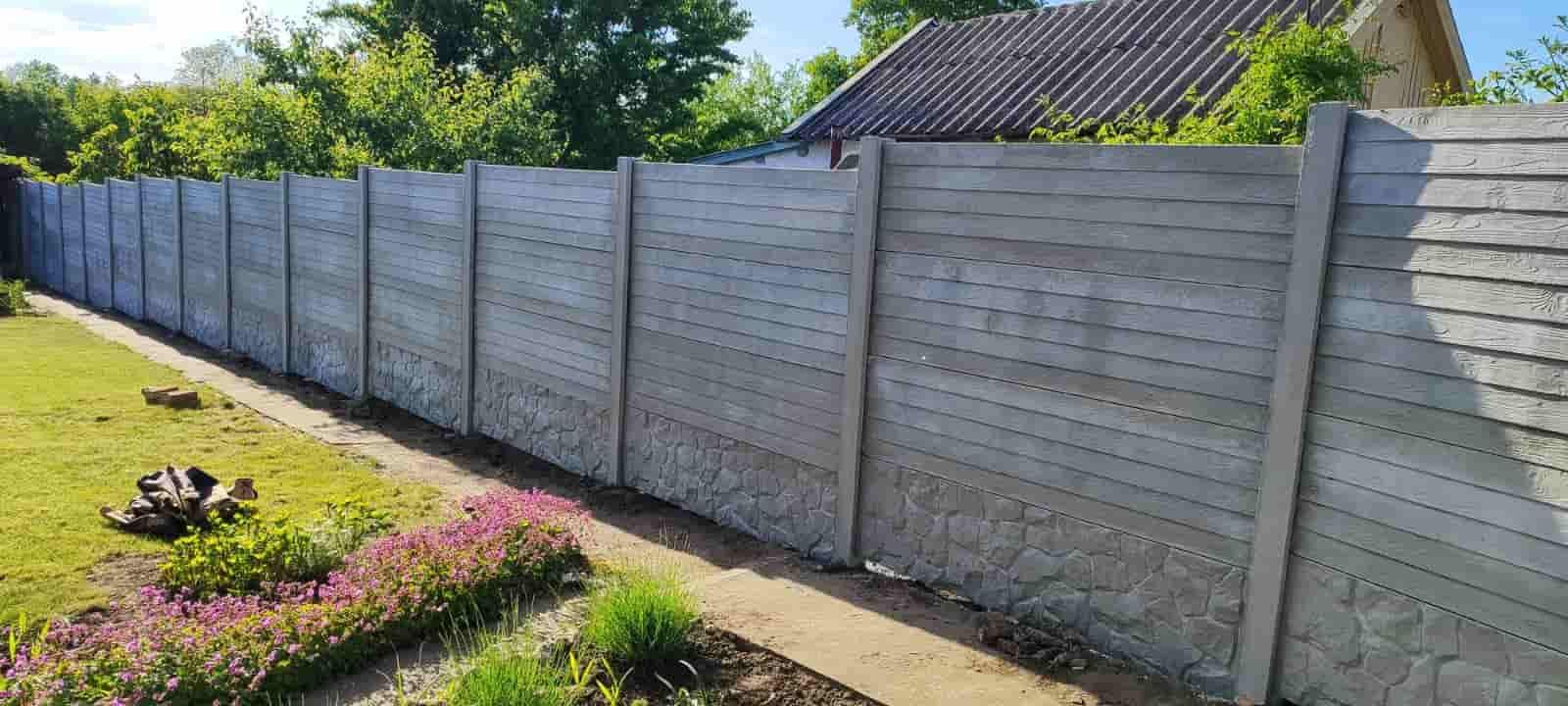 плита еврозабора — «Бут ровный»